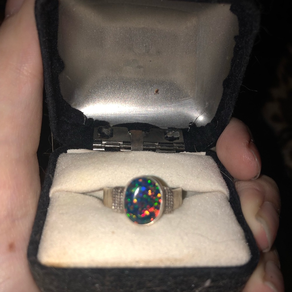 Fire Opal Ring - image 1
